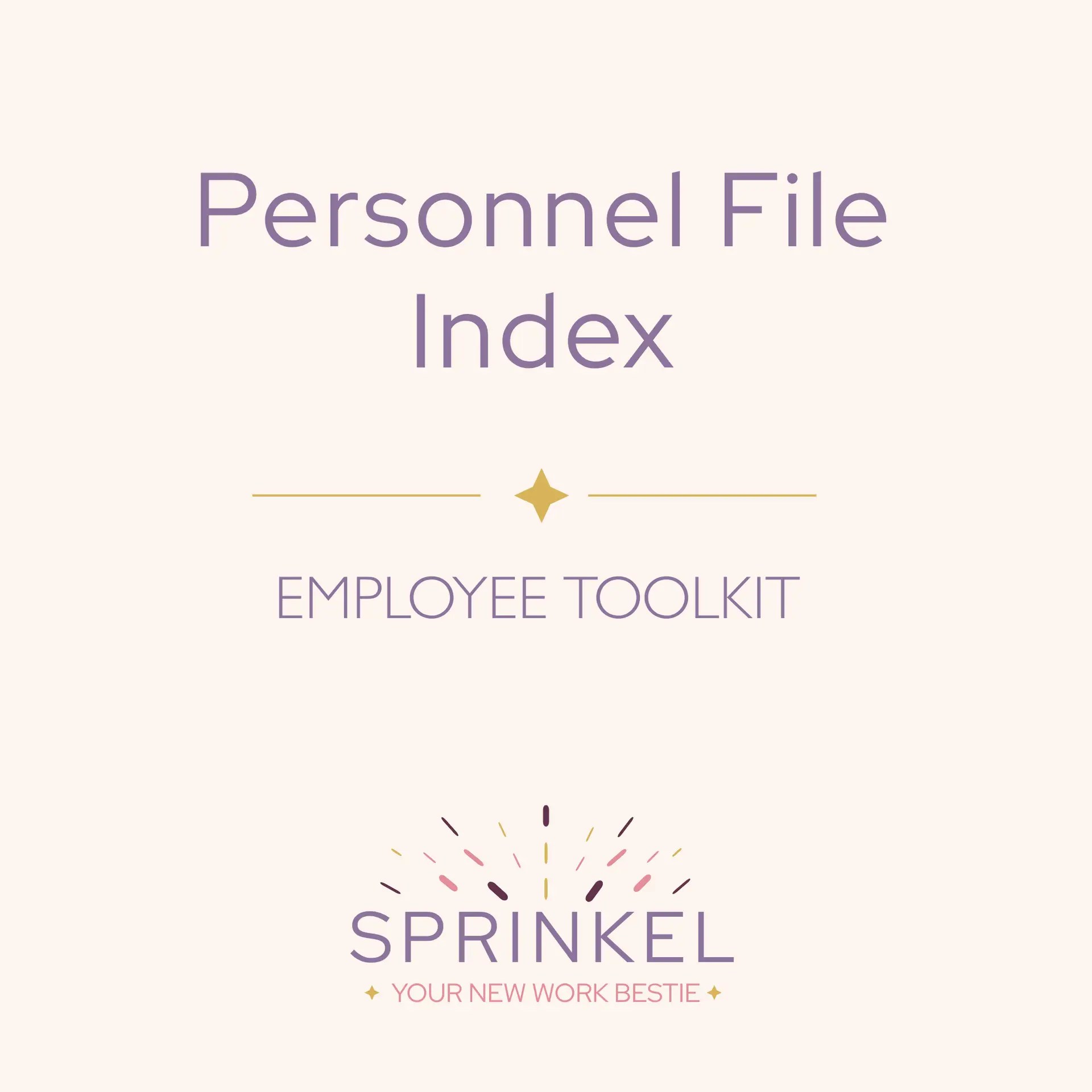 Personnel File Index