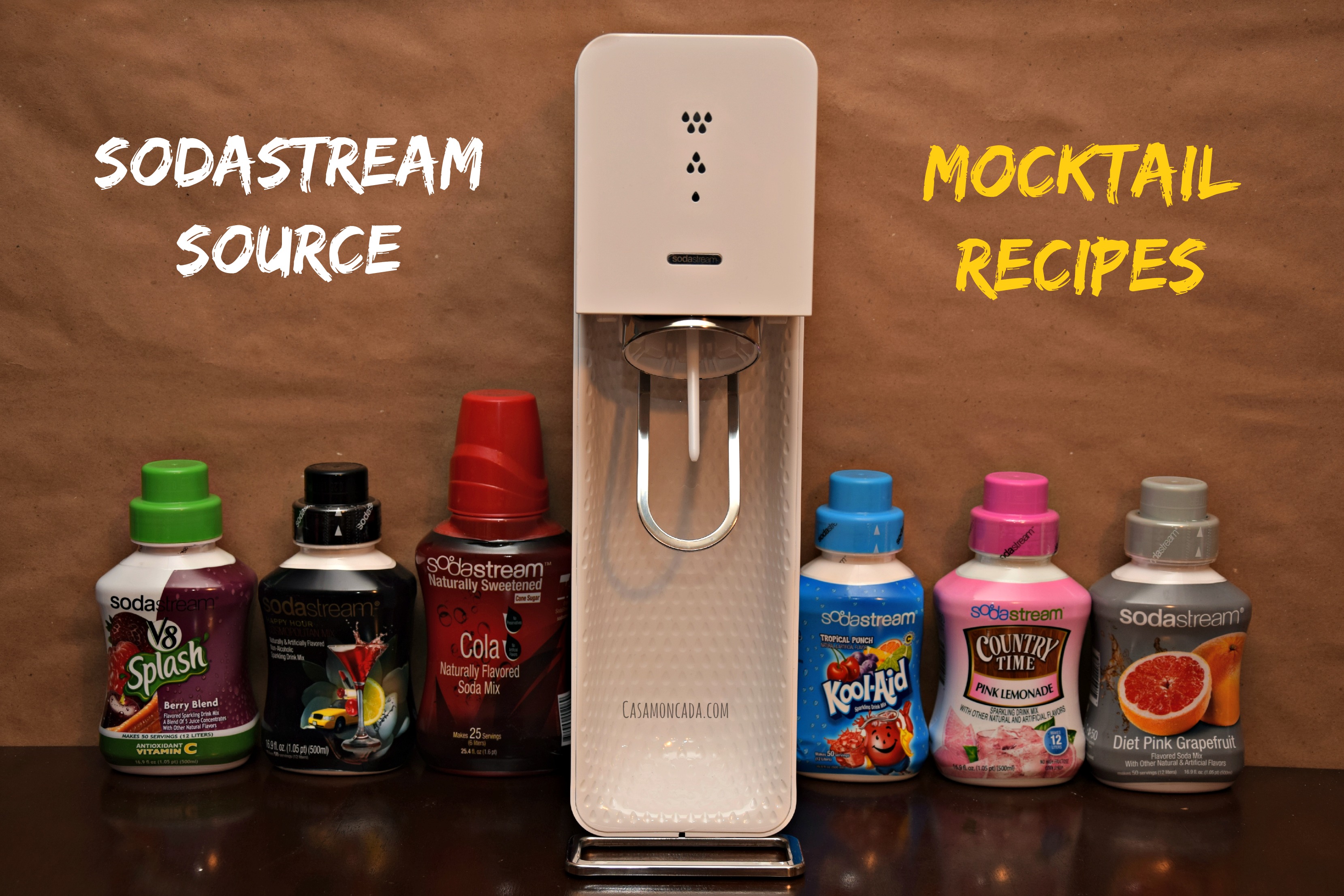 sodastream mocktails