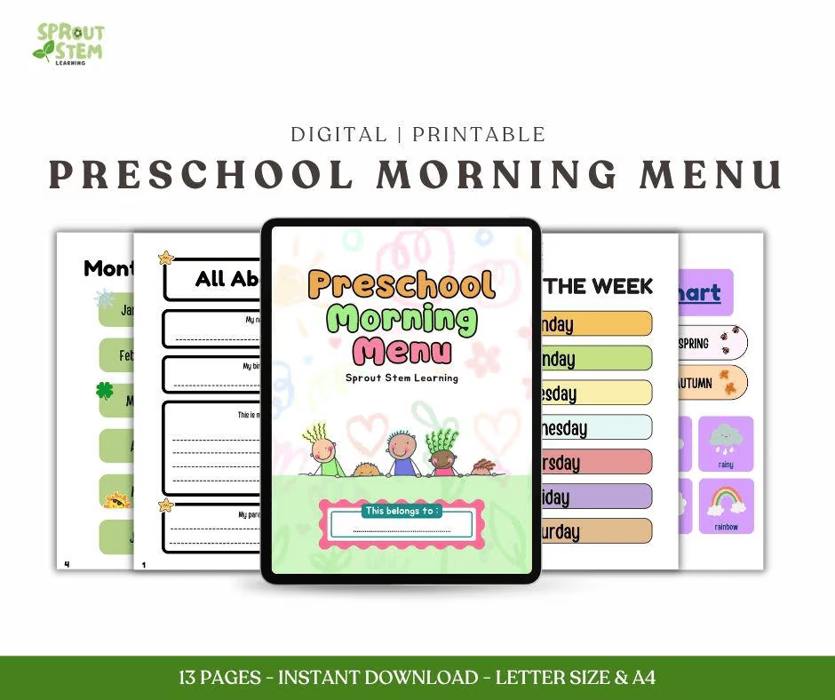 Preschool Morning Menu