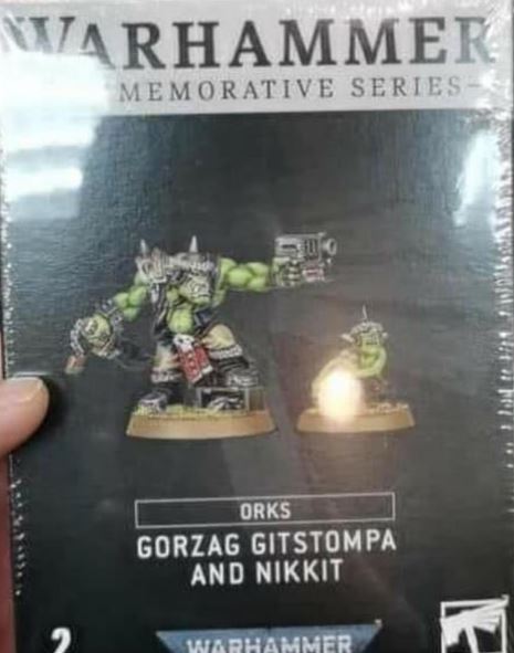 Gorbag Gitstompa and Nikkit - New Ork Models Spotted! - Sprues & Brews