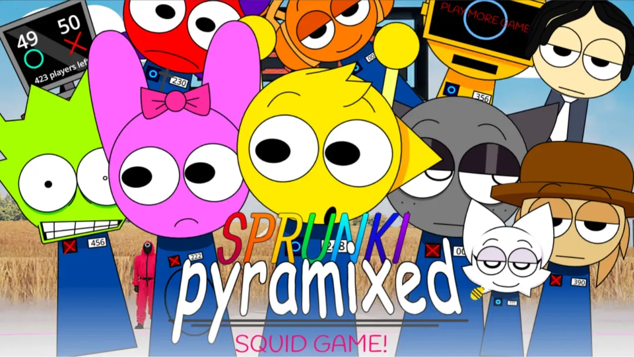 Sprunki Pyramixed But Squid Game Sprunki Cool