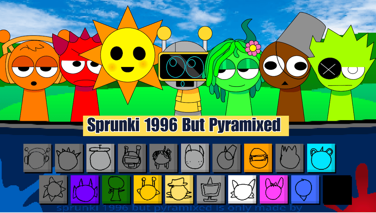 Sprunki 1996 But Pyramixed Play Game On Sprunkin
