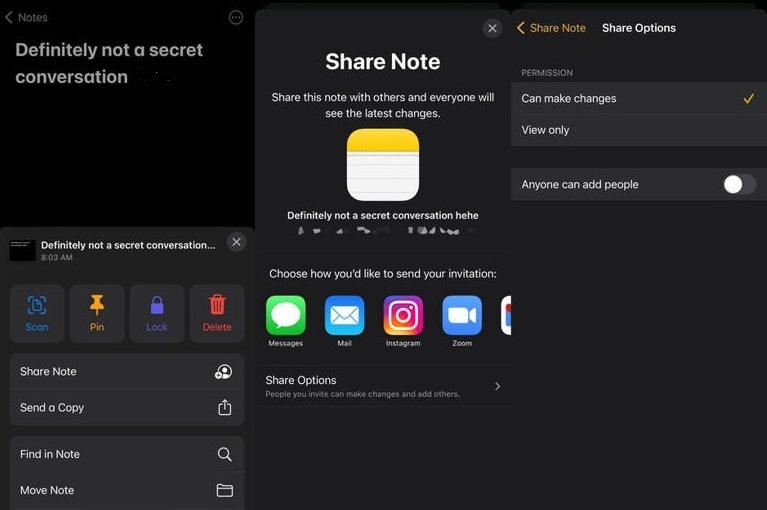 How To Create Secret Messages Using The Notes App On Your Iphone - 8K Dark Textures for Desktop