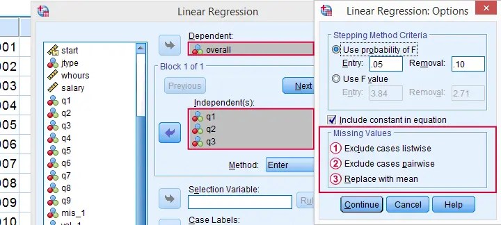 Missing Listwise Vs Pairwise 