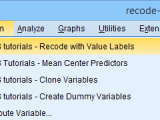 Spss Recode With Value Labels Tool