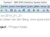 Spss Syntax Beginners Tutorial