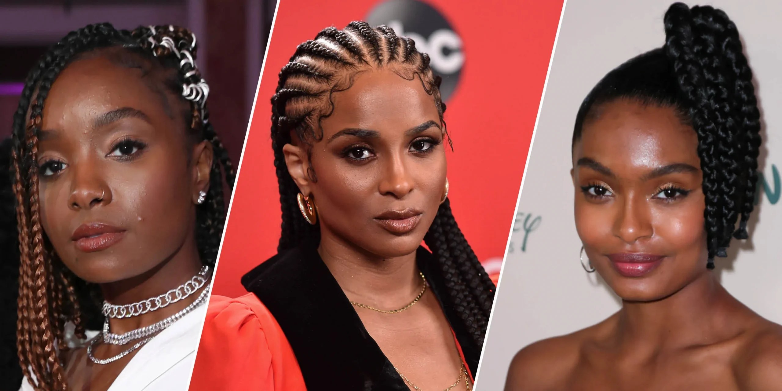 The 5 best fall hairstyles for black women with braids.