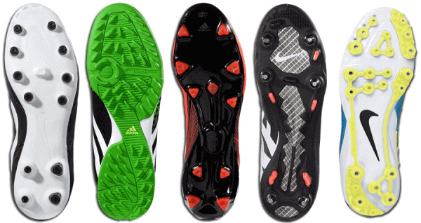 different type of football boots