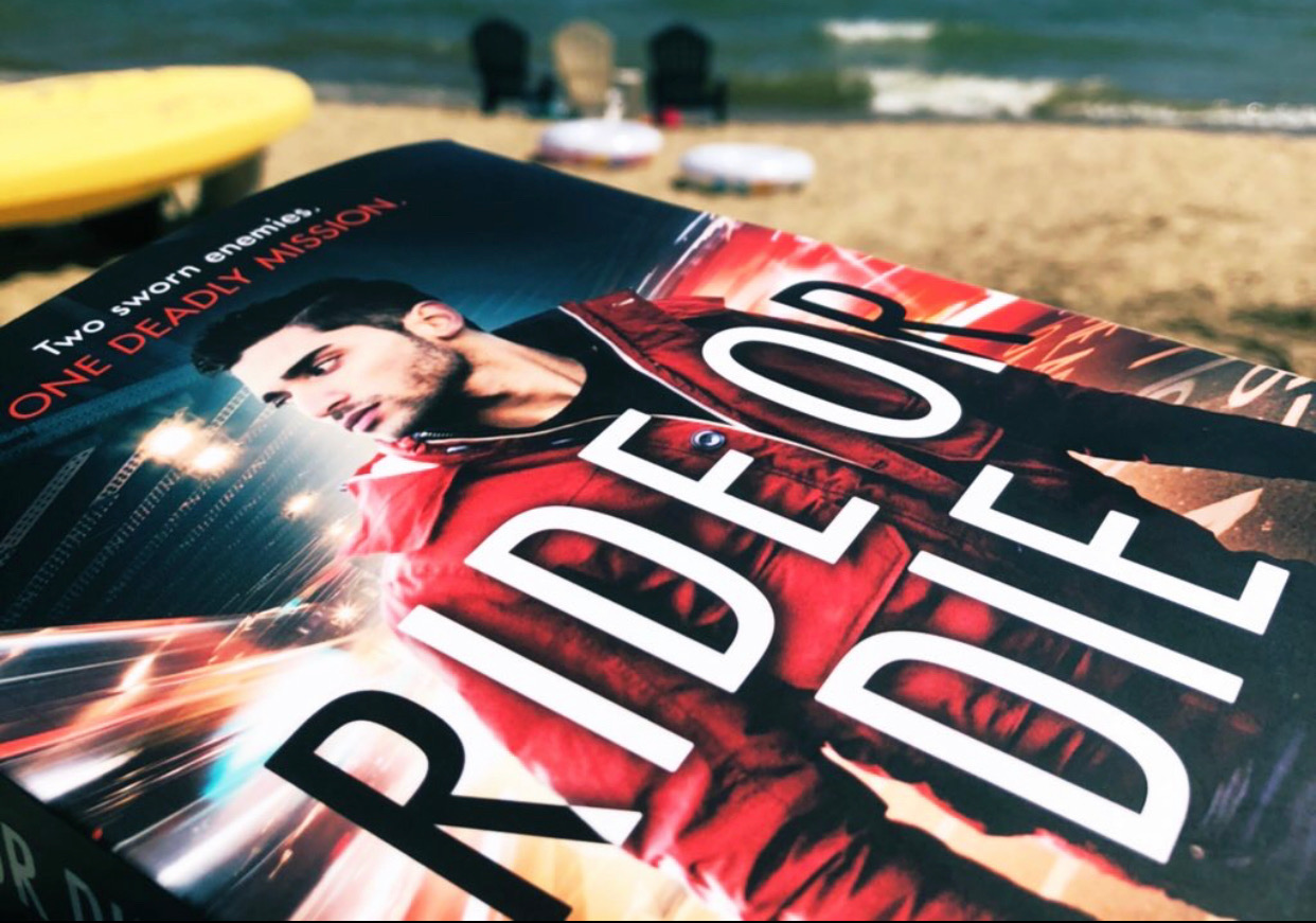 Cover of Ride or Die by Khurrum Rahman on the beach