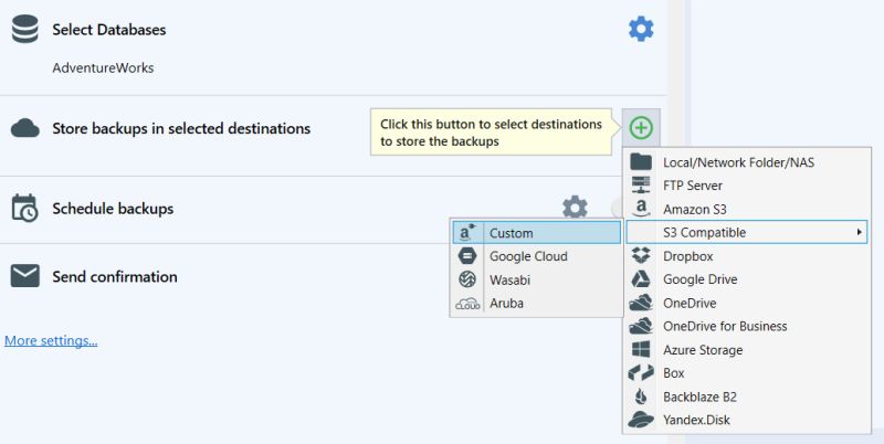 S3 Compatible Custom Sqlbackupandftp Documentation - Landscape Pattern Collection - Full HD Quality