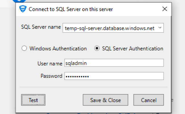 Connect To Microsoft Azure Cloud SQL Database - SqlBak Blog