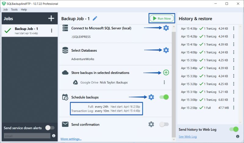 How To Get Sql Server Backup Email Notification Sqlbackupandftp S Blog - Abstract Wallpapers - Classic Mobile Collection