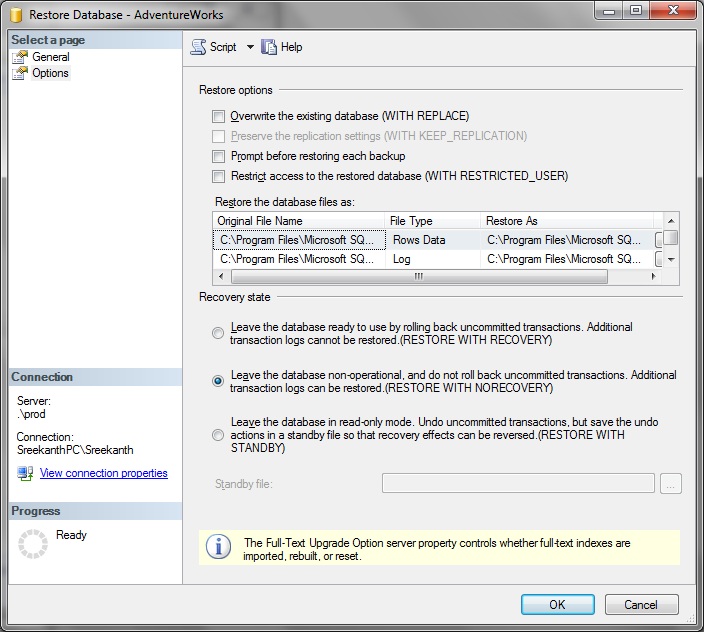 Restoring A Database Sql Server Denali Ssms Mssqltrek - Premium Light Art Gallery - 4K