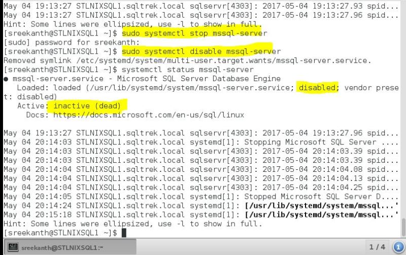 Managing Sql Server Services In Linux Environment Mssqltrek - Space Images - Classic High Resolution Collection