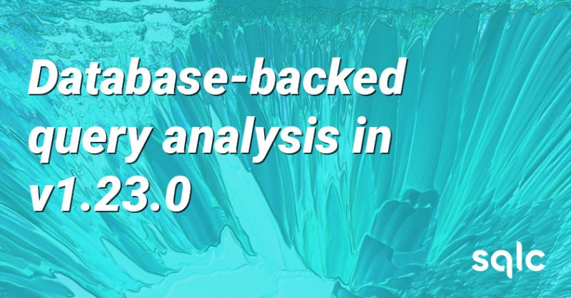 Verifying Database Schema Changes In V1 24 0 Sqlc Dev - Download Amazing Geometric Pattern | HD