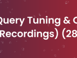 Sql Server Master Classes Recordings Sql Server Training Sql