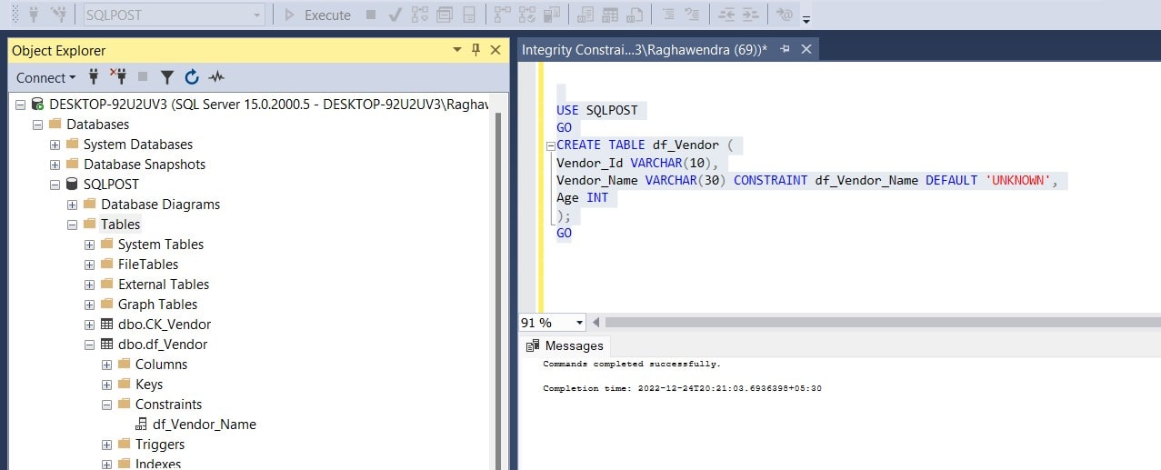What are Integrity Constraints in DBMS? - SQLPOST Academy