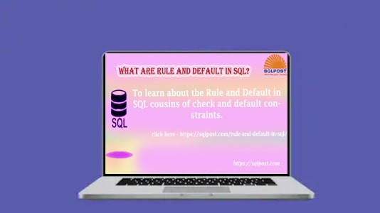 Rule and Default in SQL - SQL