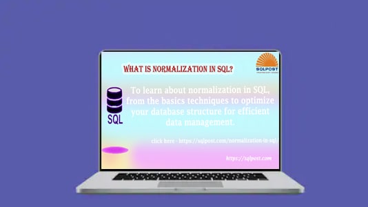 Normalization in SQL - SQL