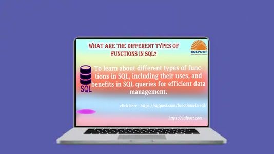 Functions in SQL - SQL