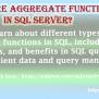 What Are Aggregate Functions In SQL Server? - SQLPOST Academy