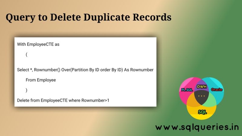 How To Delete Duplicate Rows From A Table In Sql Intellectsql - Best Sunset Illustrations in Mobile