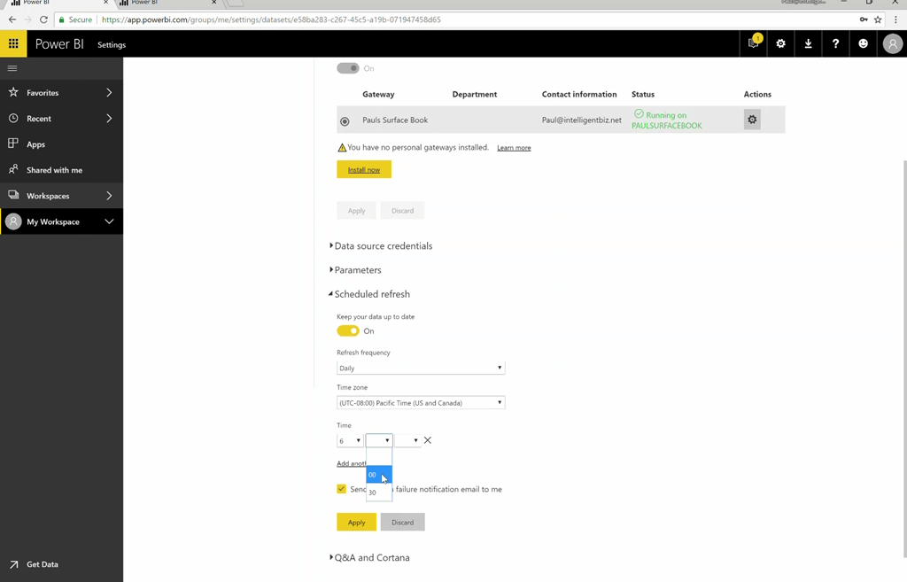 How to Configure the Power BI Gateway to use Dataset Connection Parameters Paul Turley's SQL