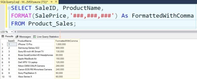 Sql How To Display Values With Two Decimal Places Keeping The Number - Artistic City Picture - Retina