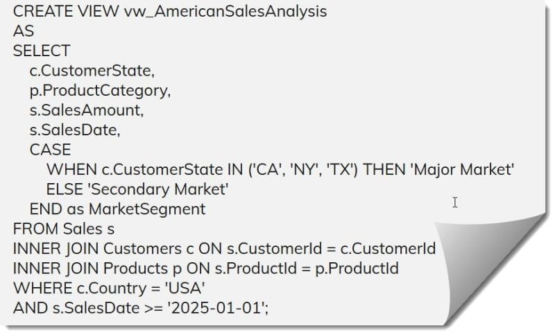 Sql View Statement View Vs Temp Table Simmanchith - Modern Landscape Pattern - 4K