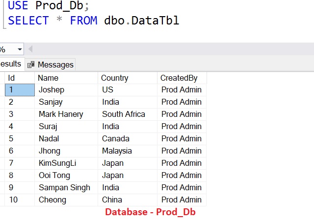 How to access a data of table from another database in SQL Server ...