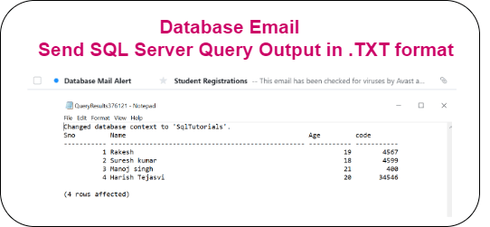 How to send a SQL Server query results in e-mail message - SQL BI Tutorials