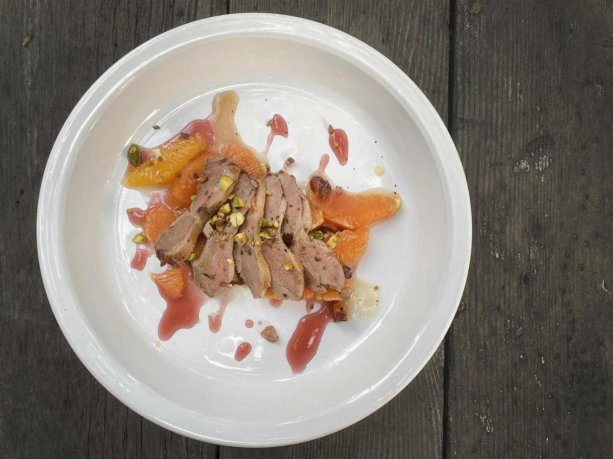 Squab in Tangy Orange Sauce Squab Producers of California