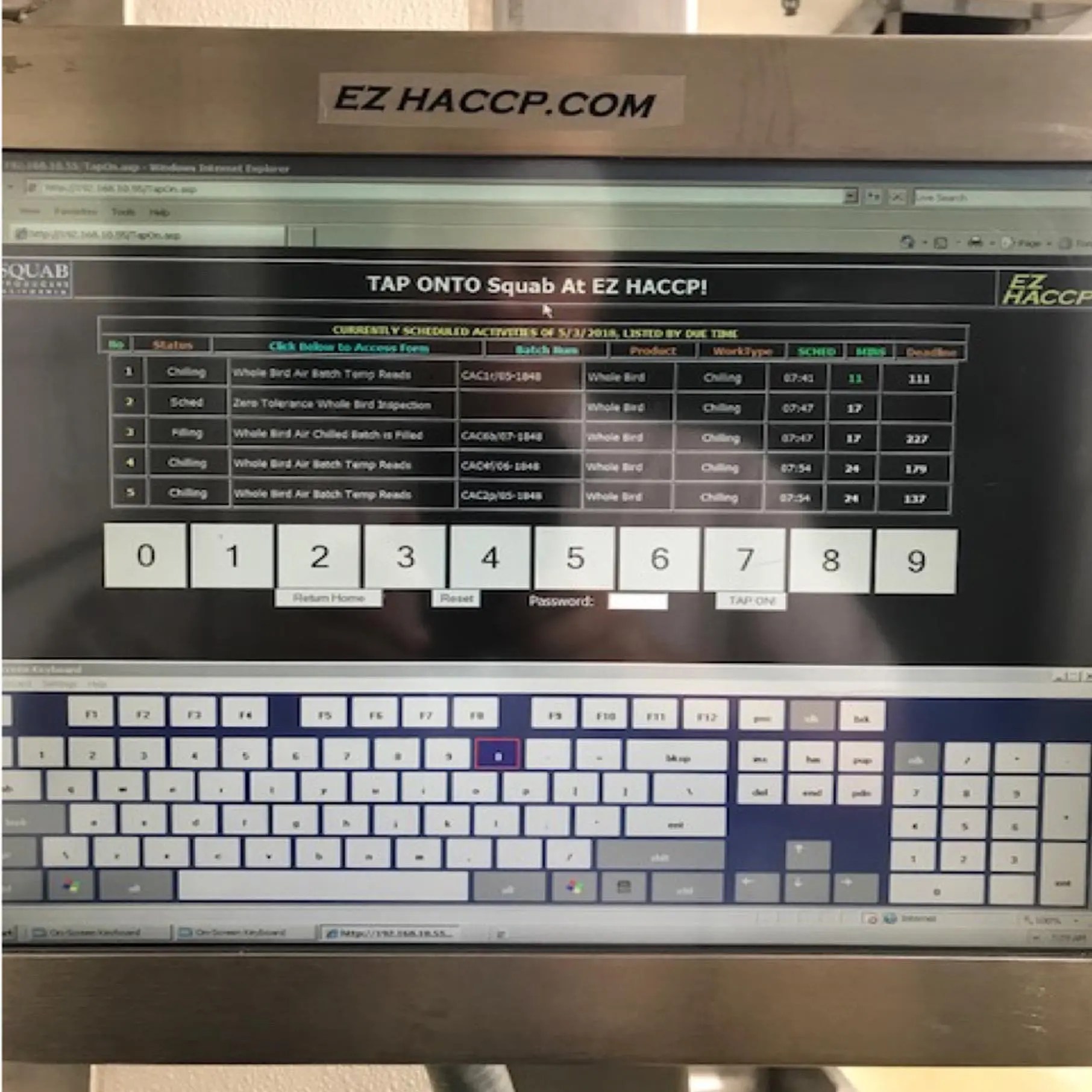 2012. SPOC becomes the first company in California to install an electronic paperless HACCP system.
