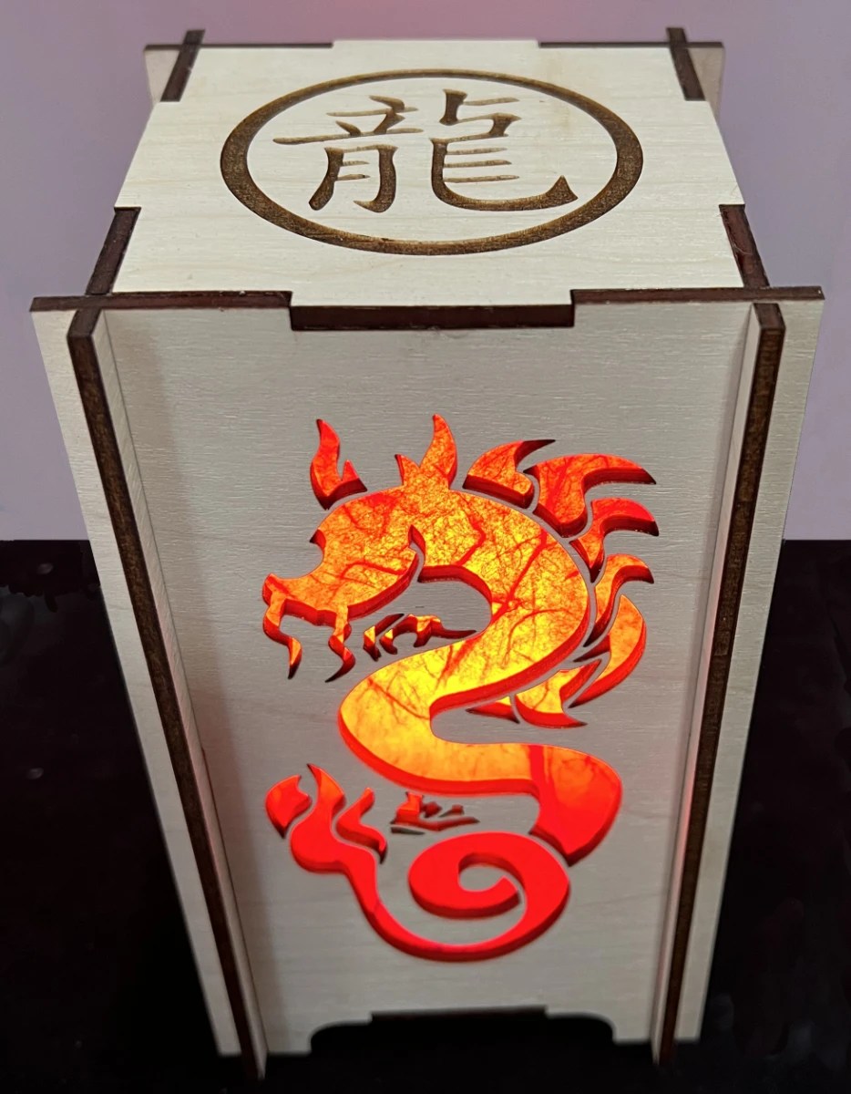 Red Dragon Lantern | Square Bear Studio