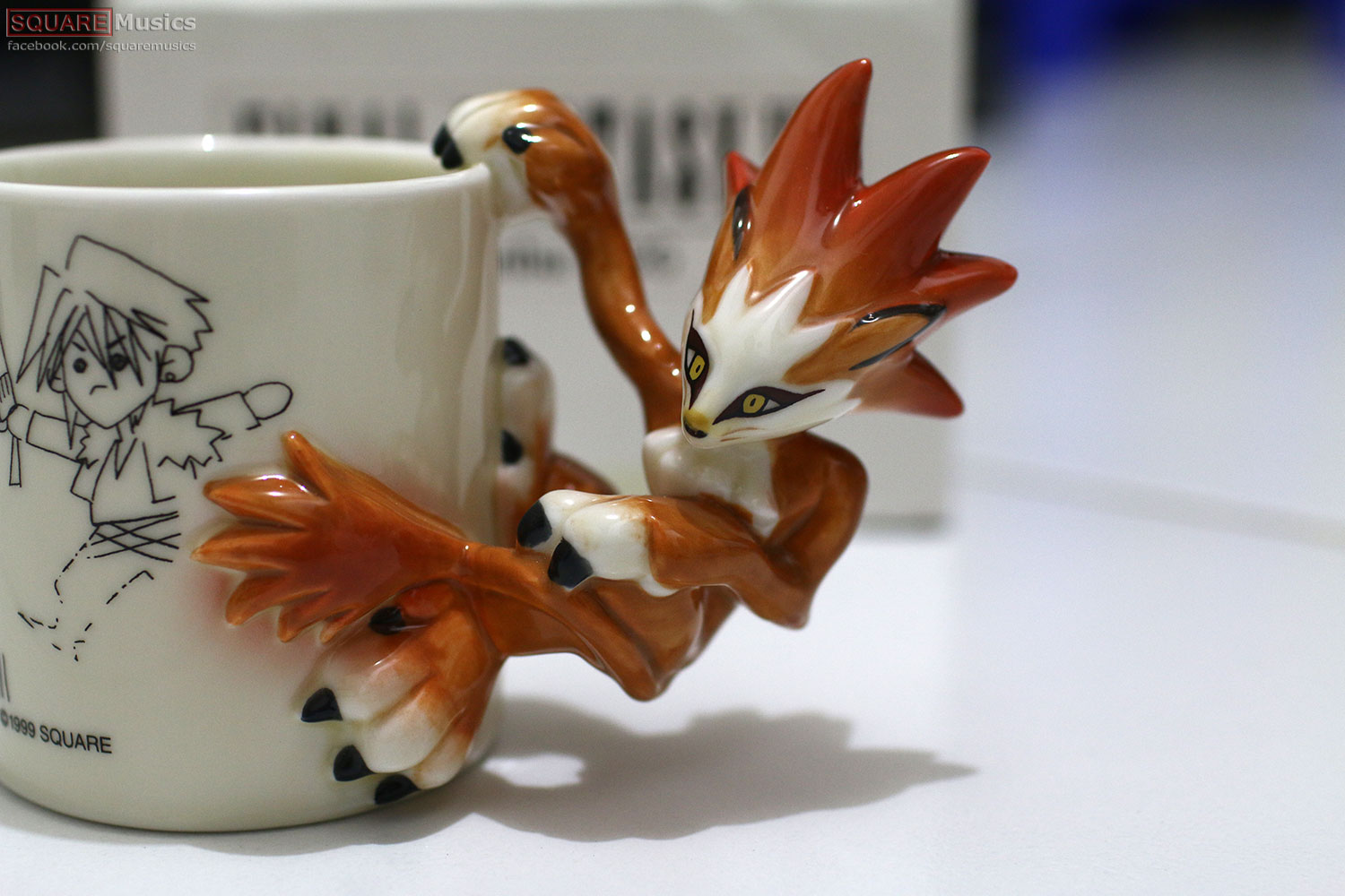 【未使用】FINAL FANTASY VIII Moonba MUG Final Fantasy VIII 8 Moomba Mug Cup Square 1999 Limited Edition