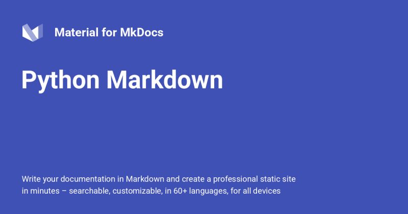 Reports In Markdown Using Mkdocs From Python R Github - Premium City Design Gallery - 4K