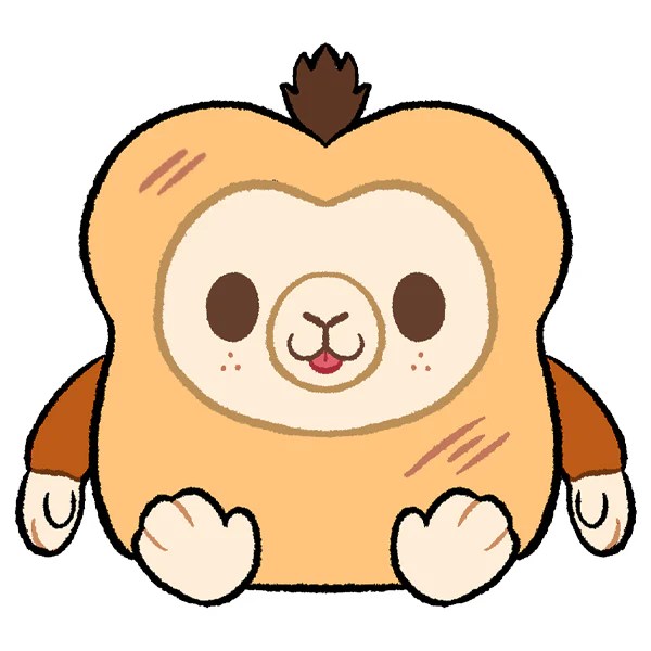 Mini Squishable Monkey Squishable - Premium Minimal Wallpaper Gallery - Retina