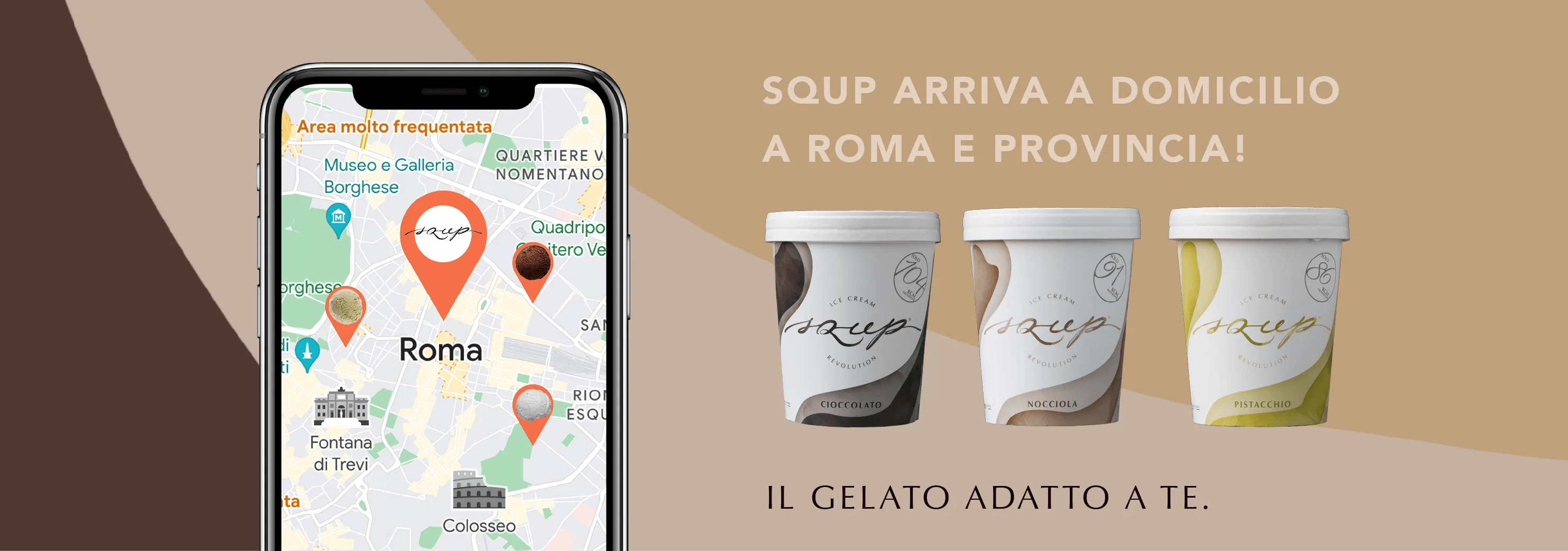 Gelato a domicilio a Roma