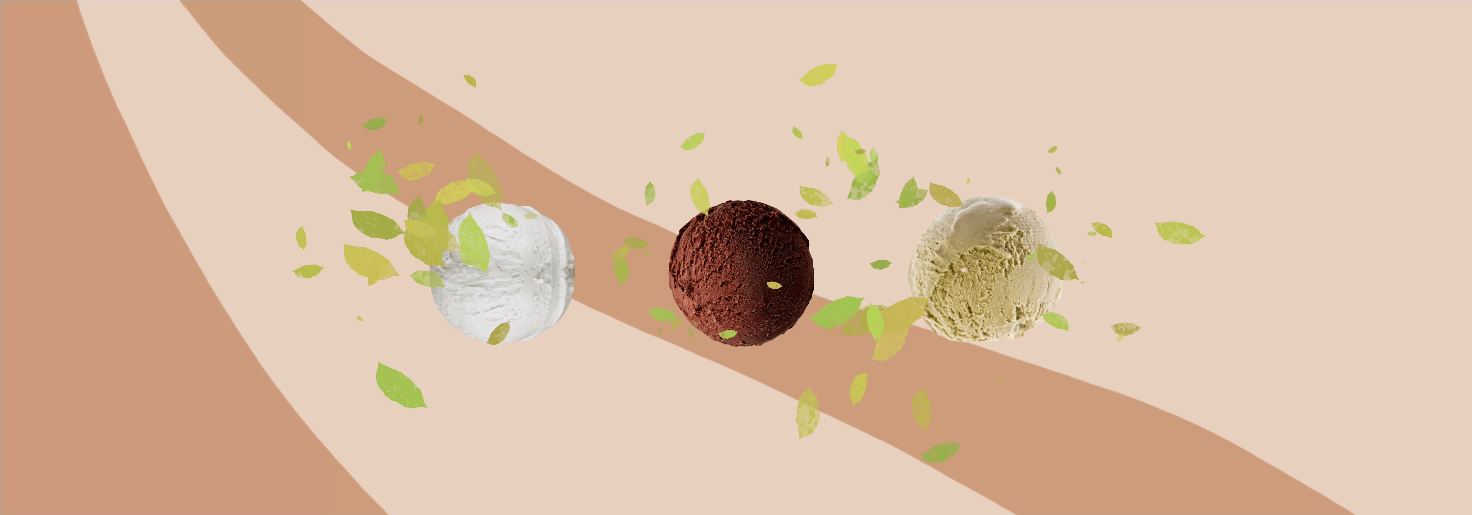 Gusti di gelato vegetale