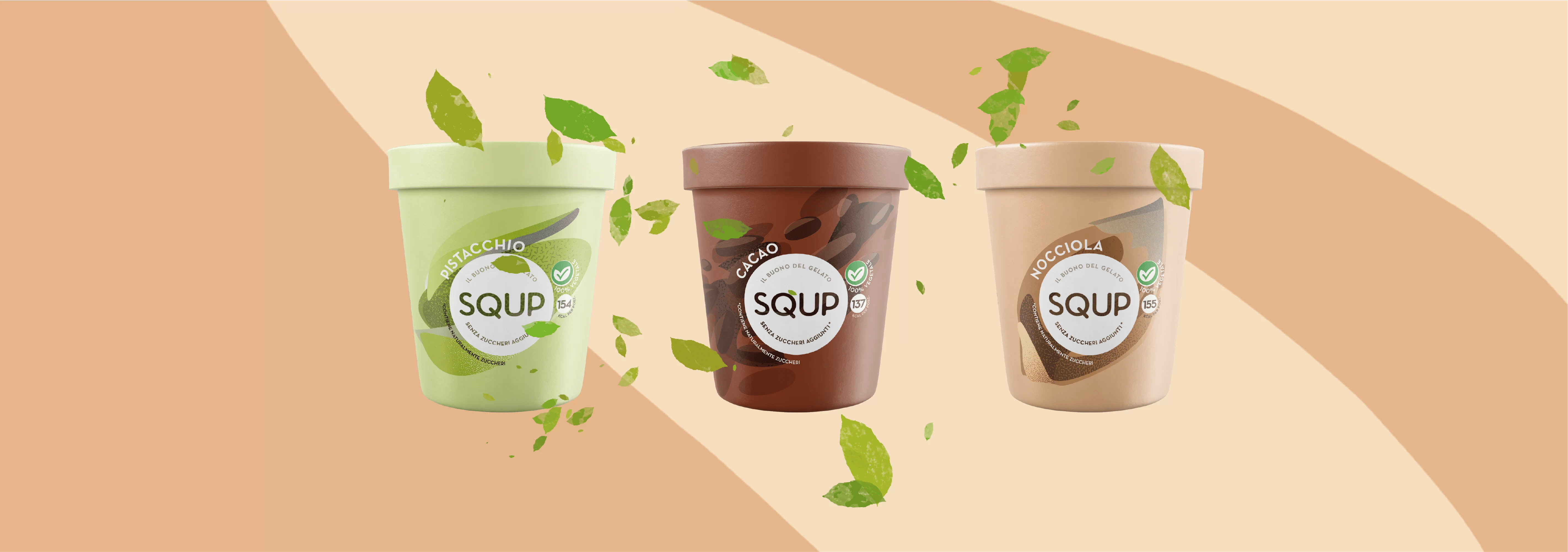 Gelato vegano confezionato