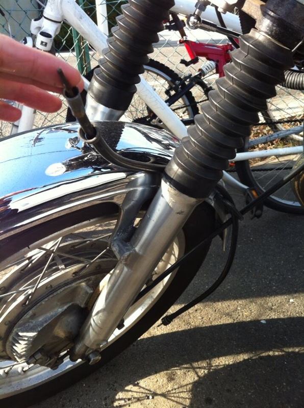 SR400 純正スピードメータータコメーター1JR 取り外し