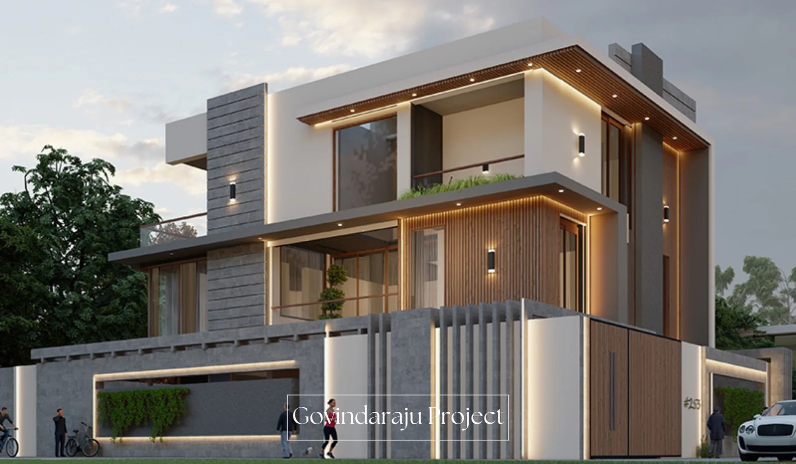 Residential external facade