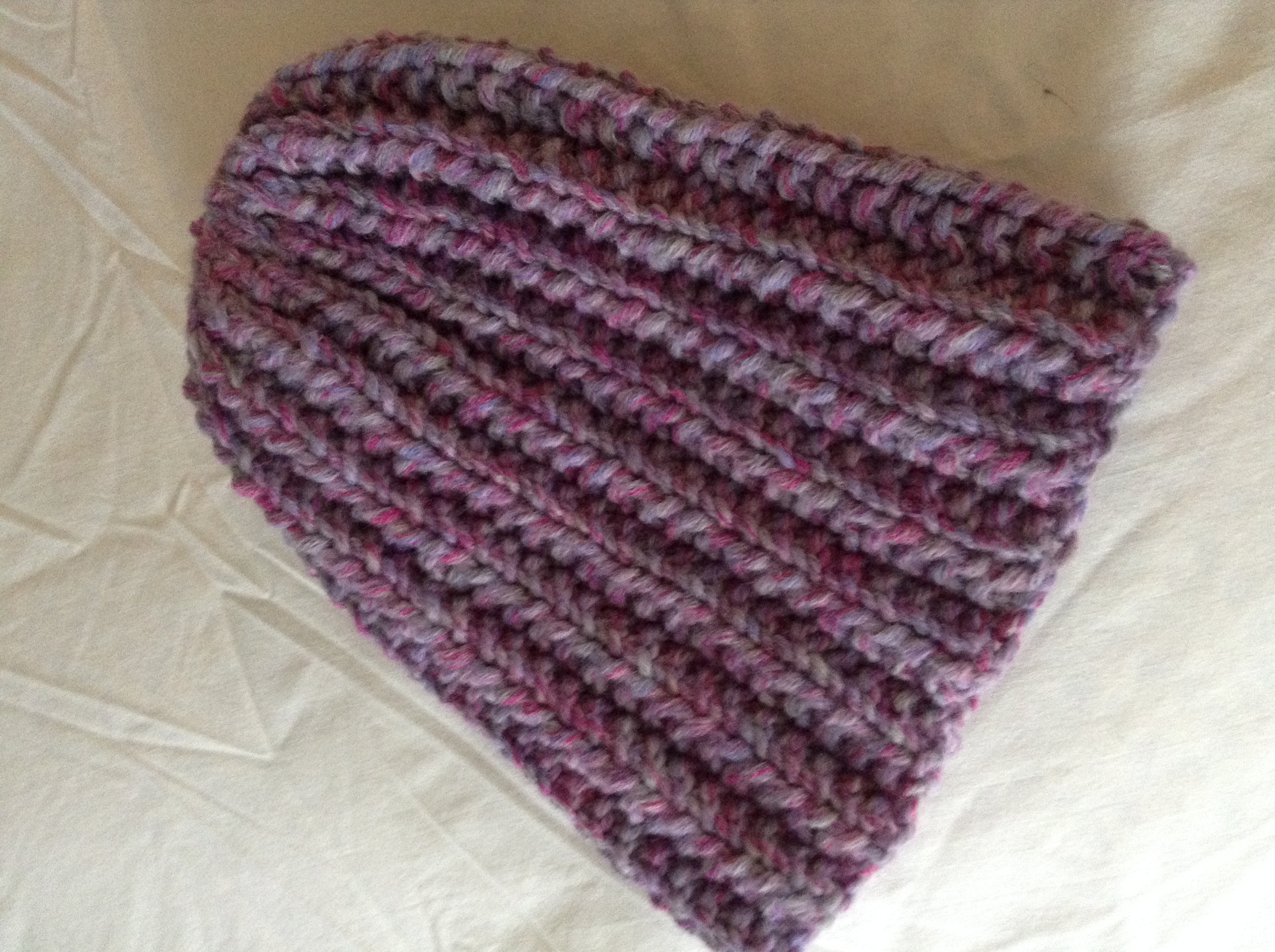 I usually have several hats and socks going at the same time as more intricate projects—gives my hands a rest.