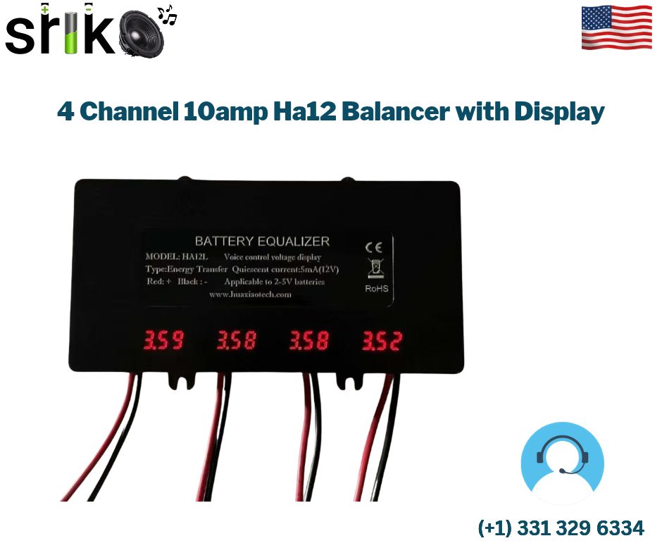 4 Channel 10amp Ha12 Balancer with Display