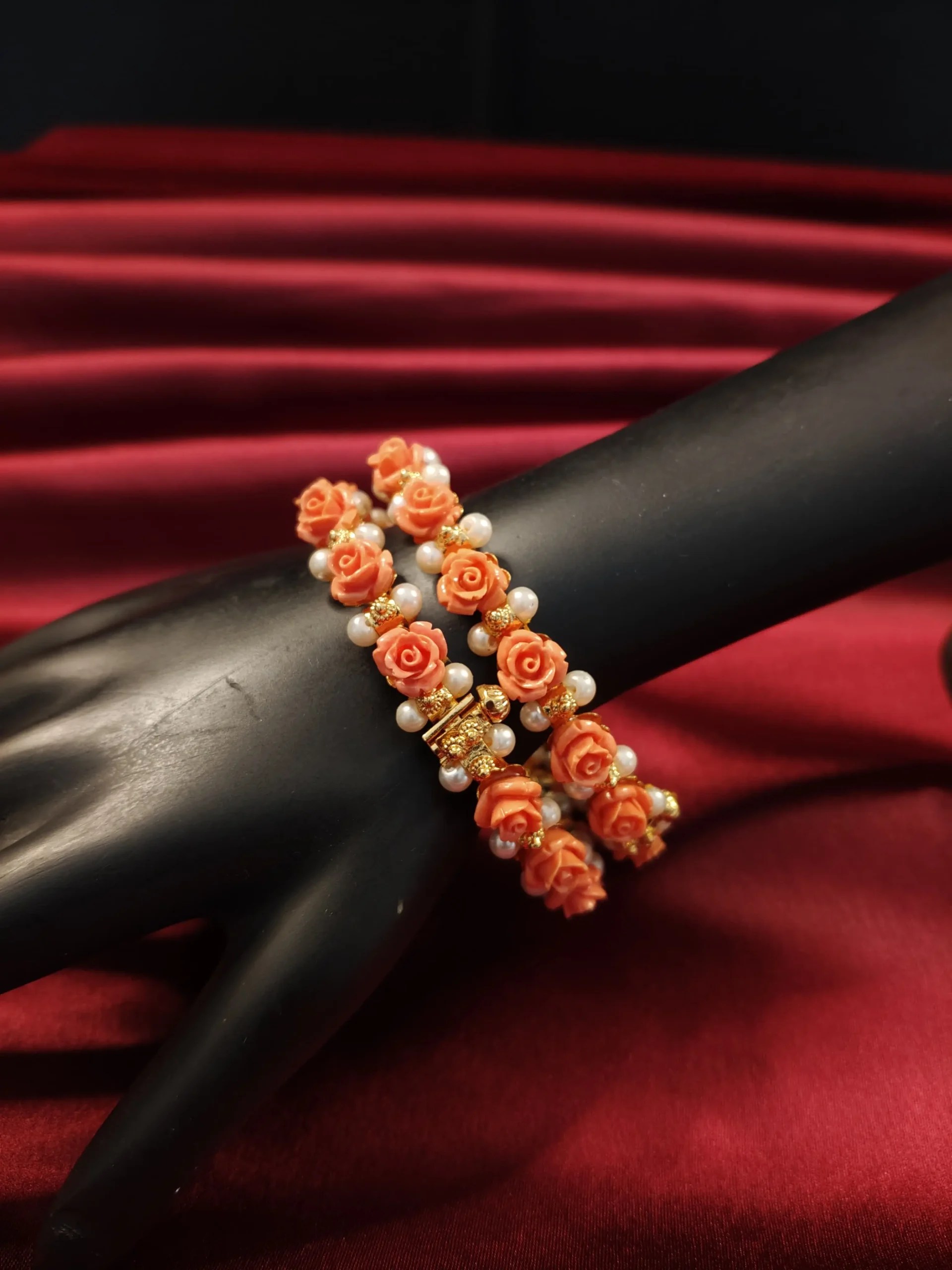 BG09 Rose Jade bangles