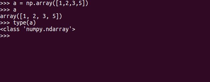 Create an array