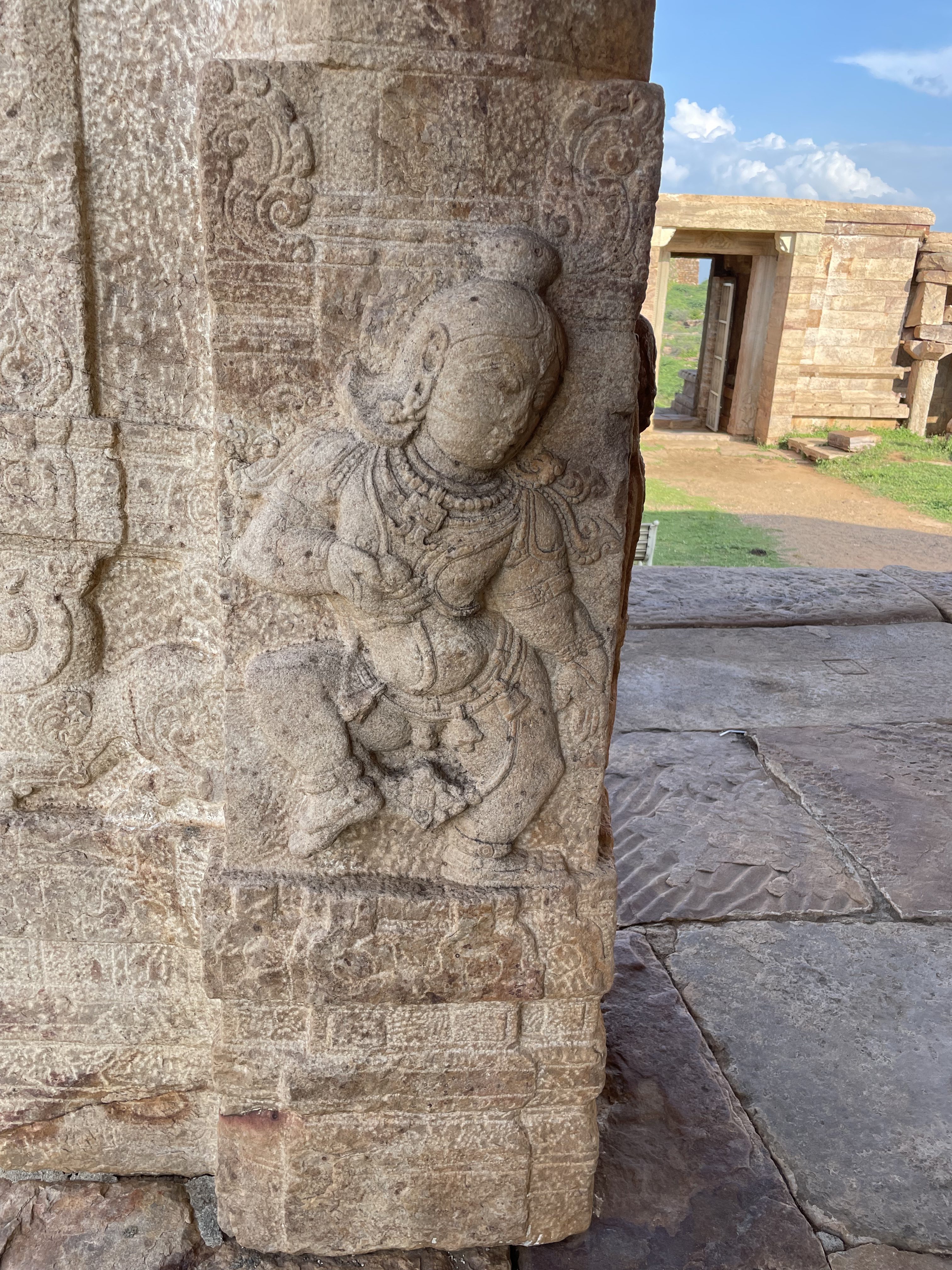 A Krishna bas relief for Janmashtami