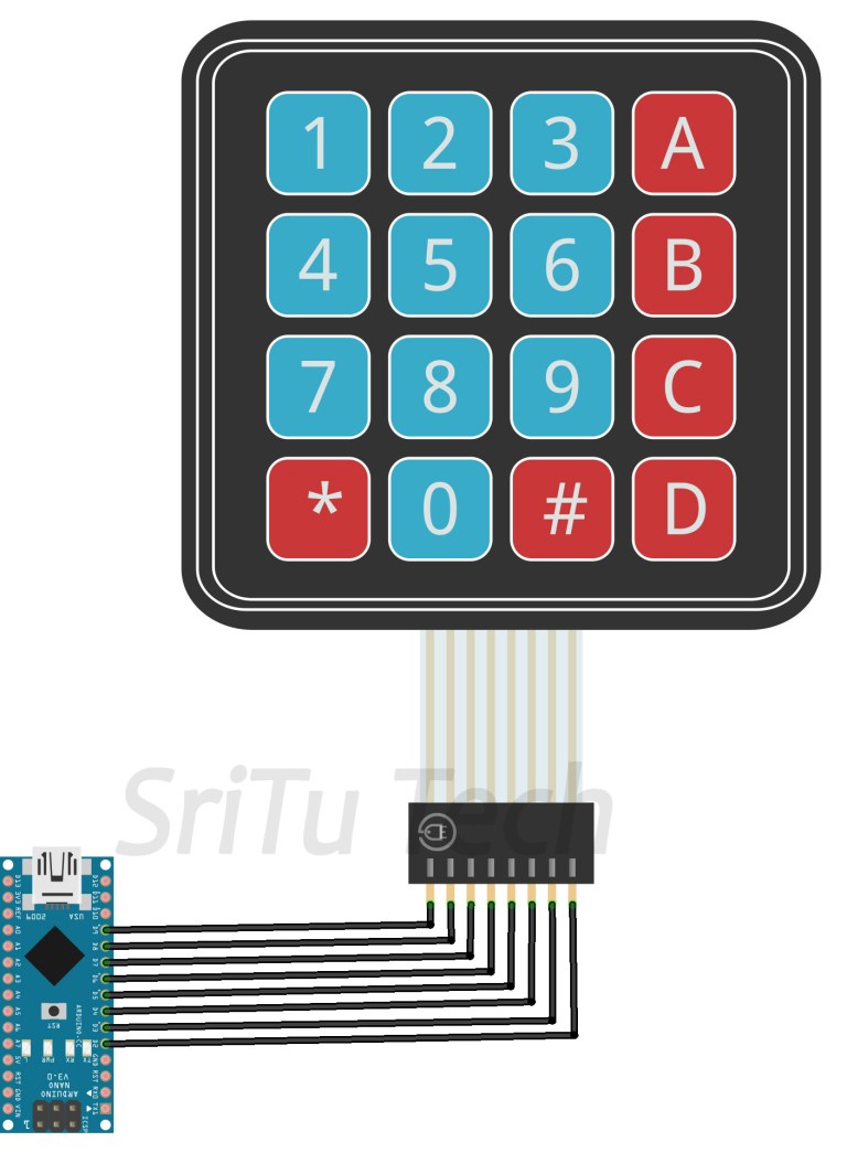 Keypad control by Arduino. - SriTu Hobby