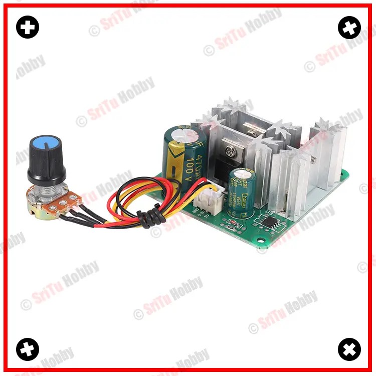 Regolatore Di Velocità PWM Per Motori DC 15A 6-90V - Interruttore Controller - Foto 2