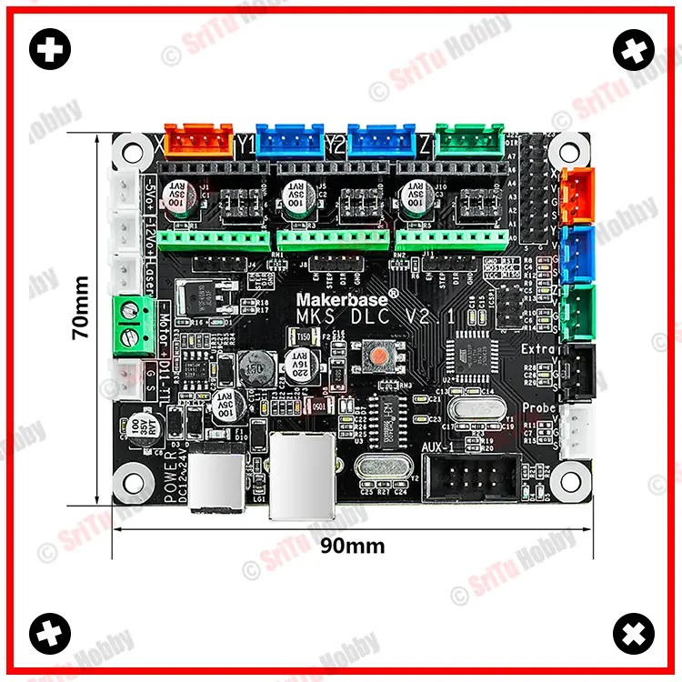 3 Aixs CNC controller MKS DLC V2.1 breakout board - SriTu Hobby